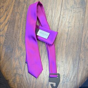 Purple Men's Tie and pocket square